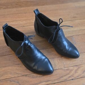 Kelsi Dagger Black Ankle Boots